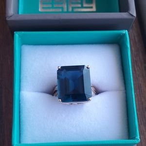 Effy blue topaz ring